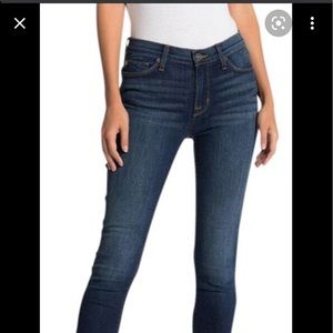 Hudson Natalie Midrise Dark Wash Skinny Jeans